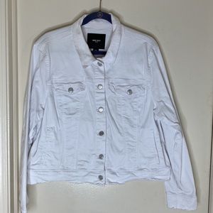 Nine West White XXL Jeans Jacket
